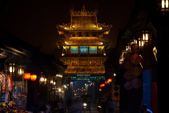 平遙塔網(wǎng)關(guān)街現(xiàn)場(chǎng)
