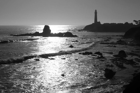 俄勒岡海岸的燈塔