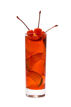 櫻桃紅色雞尾酒