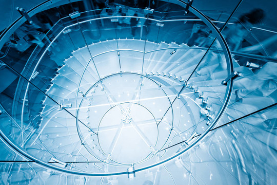 現(xiàn)代的Glass Staircase