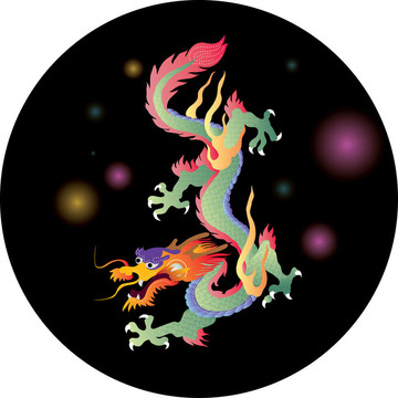 中國龍圖形
