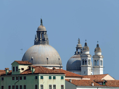 威尼斯- Basilica di Santa Maria della Salute的屋頂