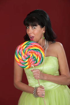 女人與Big Lollipop