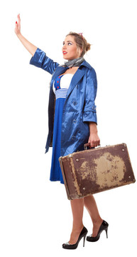 單身旅行的女人