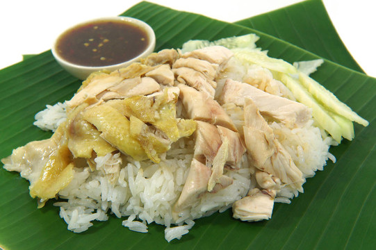 泰國蒸雞湯飯
