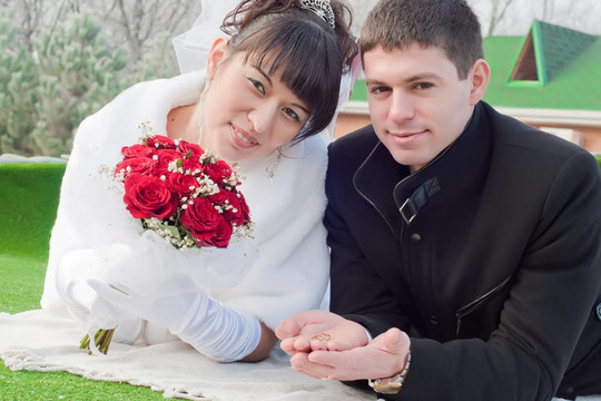 新婚夫婦
