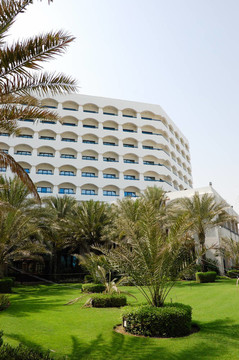 豪華酒店的休閑區(qū)；阿吉曼；UAE