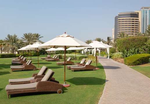 LuxurIos酒店休閑區(qū)；迪拜；UAE