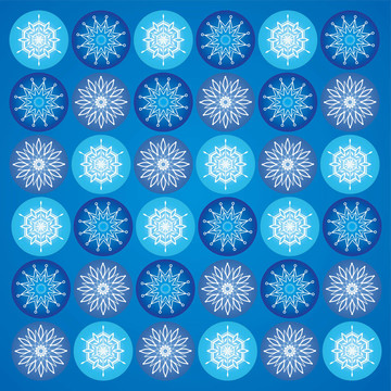 背景的雪花