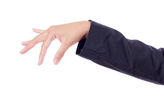 商業(yè)女性的手分離