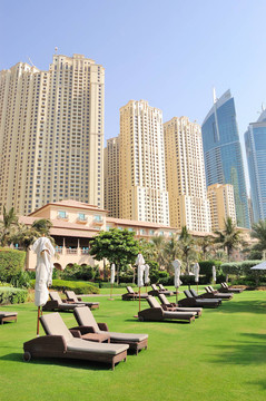 豪華酒店休閑區(qū)；迪拜；UAE