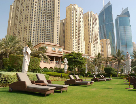 LuxurIos酒店休閑區(qū)；迪拜；UAE