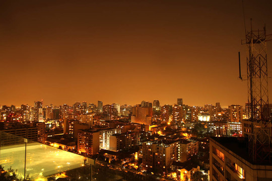 圣地亞哥夜全景