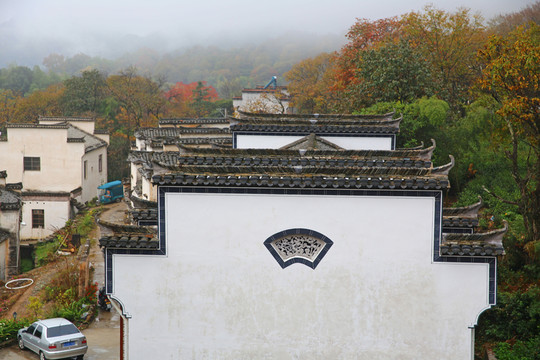 徽派建筑馬頭墻 徽州民居