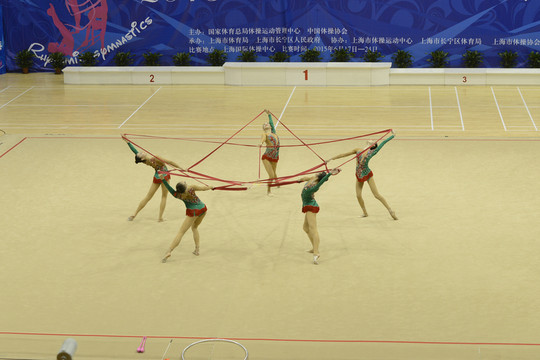 繩操 五星后仰
