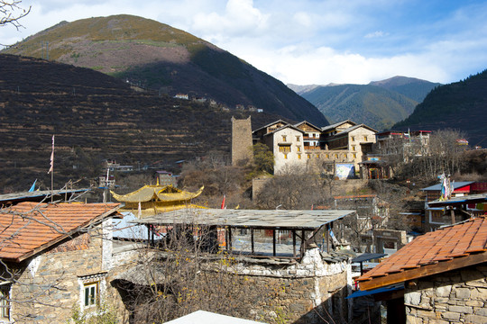 馬爾康藏族西索民居 卓克基土司