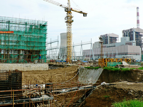 發(fā)電廠建設(shè)施工
