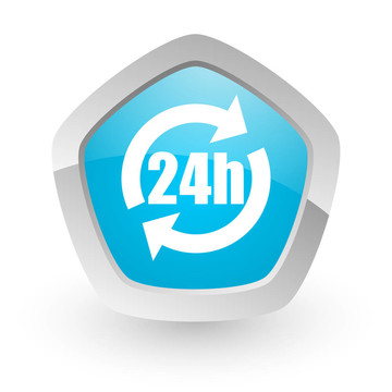 24小時服務圖標
