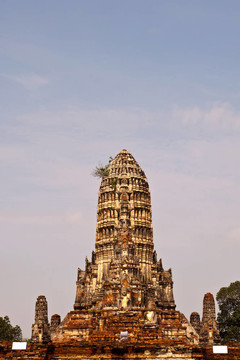 美妙的Pagoda Ayutthaya；泰國(guó)