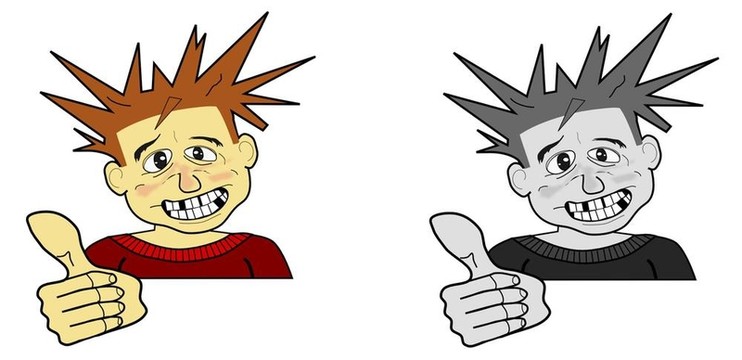 少年男孩；頭發(fā)；滑稽動作