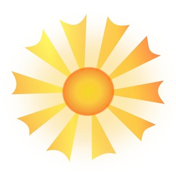 太陽與抽象的太陽