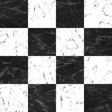 大理石棋盤地板