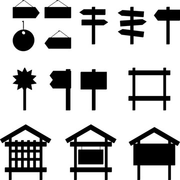廣告牌和標(biāo)志；輪廓；設(shè)置