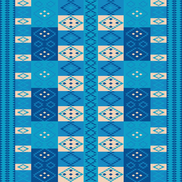 藍(lán)色的地毯