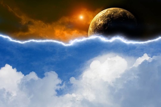 行星在天空