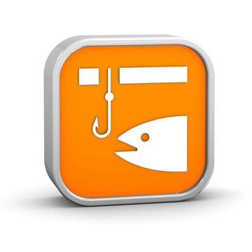 冰上釣魚(yú)的標(biāo)志