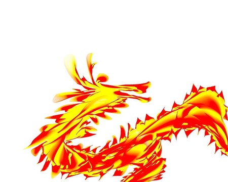 橙色的龍