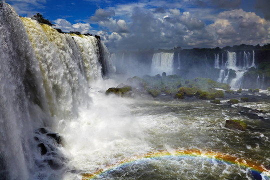 Iguassu Falls；從巴西側(cè)視圖