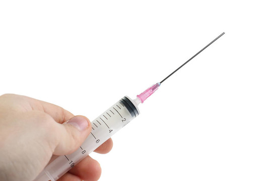 注射器在手