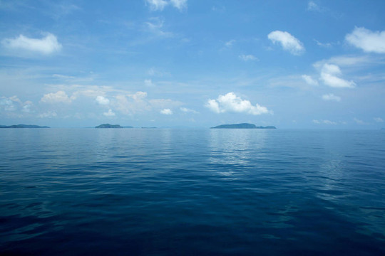 藍(lán)色的大海