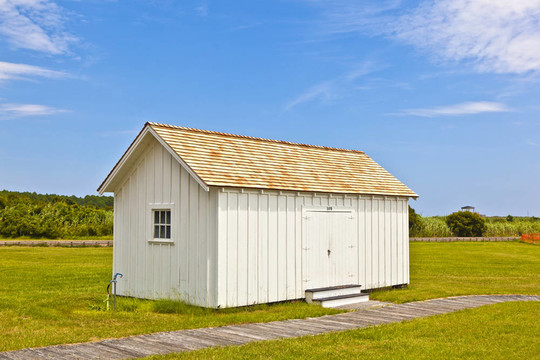 小屋在Bodie燈塔
