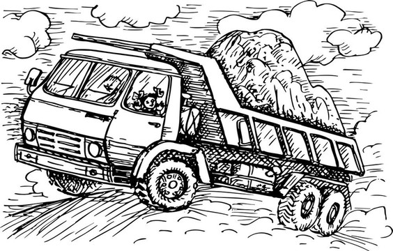 卡車去