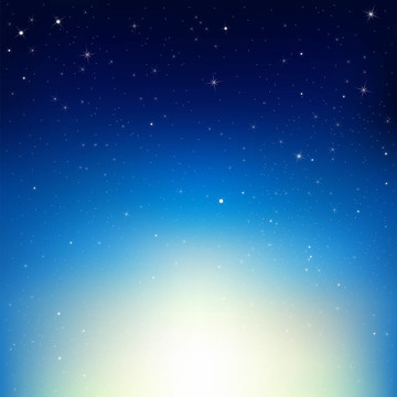 夜空中的星星