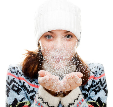 美麗的女人吹雪
