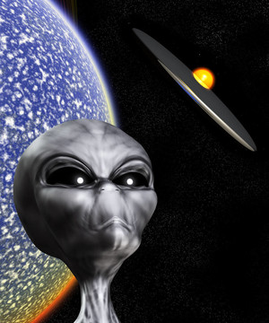 看天空