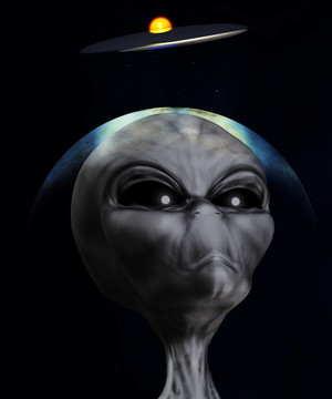 看天空