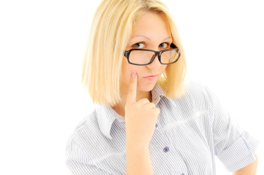 企業(yè)經營思想的女人