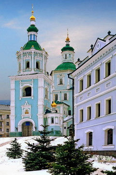 圣voskresensky大教堂在蘇梅Ukrainian市