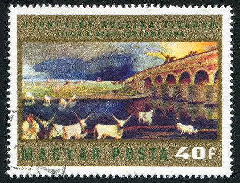 風(fēng)暴在Hortobagy Puszta