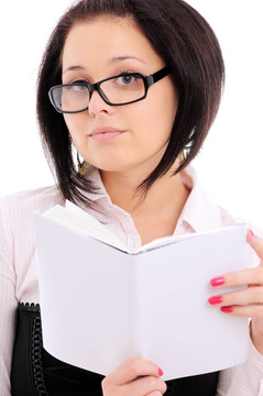 讀一本書的女人