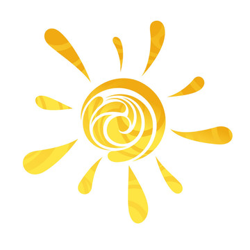 摘要向量的太陽