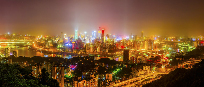 重慶夜景全景