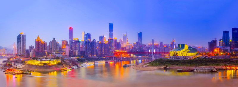 重慶夜景全景