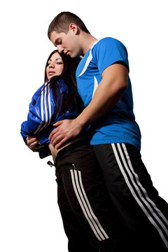 一對(duì)夫婦的運(yùn)動(dòng)員