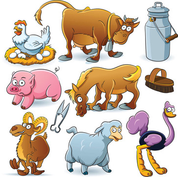 農(nóng)場動物的集合