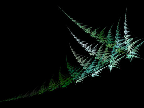 獨(dú)特的分形背景